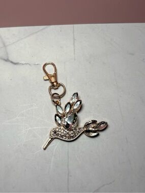🤍 Clear Bird Bag Charm